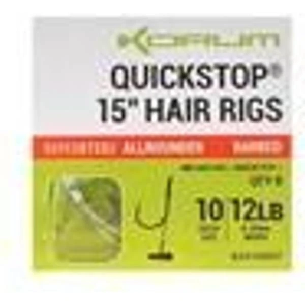 Korum 15" Big Fish Hair Rigs W/Quickstops 1 Korum 15" Big Fish Hair Rigs W/Quickstops