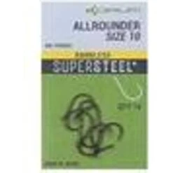 Korum All Rounder Sz 10 Barbless, Silver