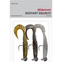 Korum Snapper Buoyant Squirlyz 8cm 3 Pack 8cm