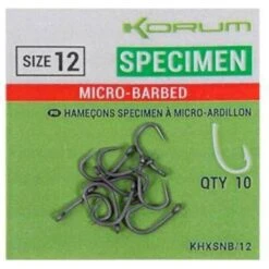Korum Xpert Specimen Barbless Hooks