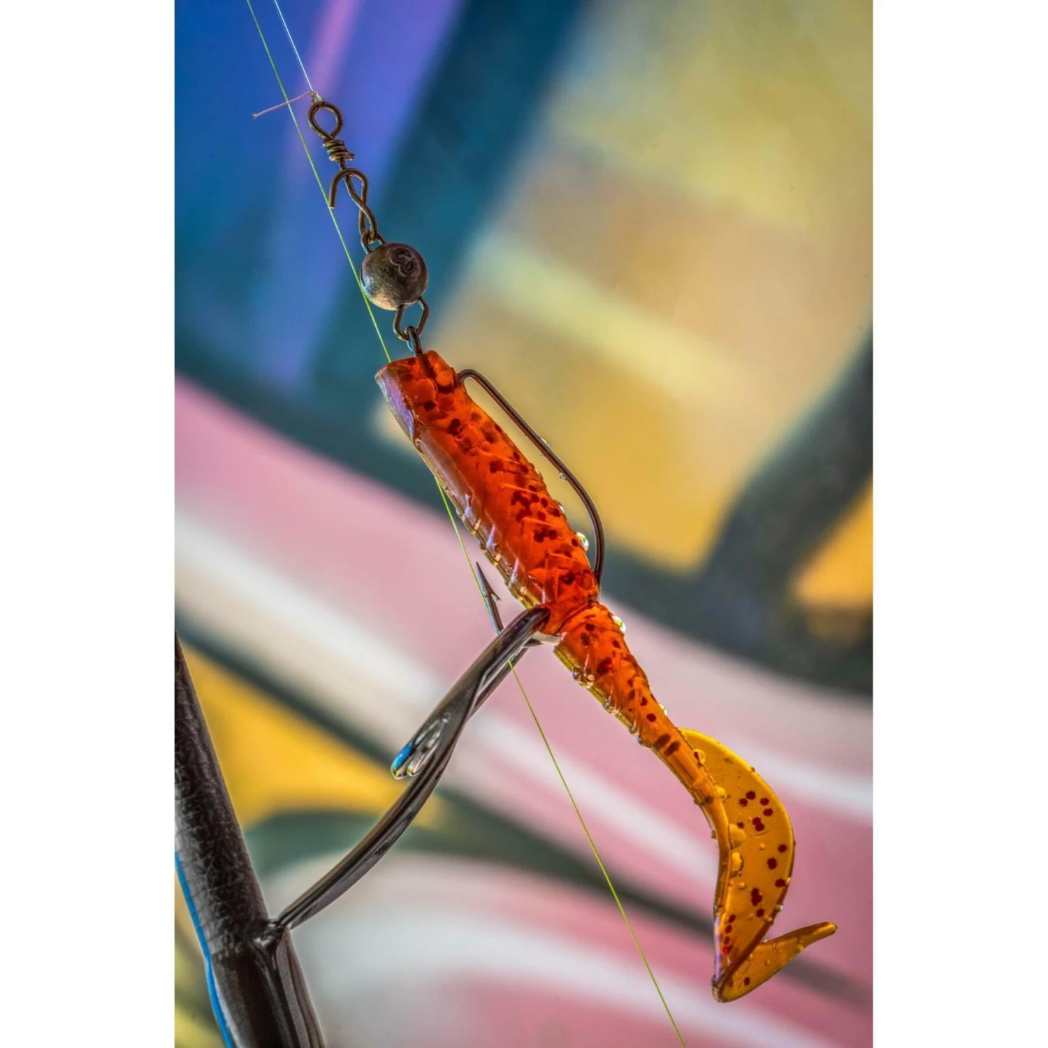 Lure Korum Snapper Floatex Squirlyz Motor Oil 2 Lure Korum Snapper Floatex Squirlyz Motor Oil - Image 2